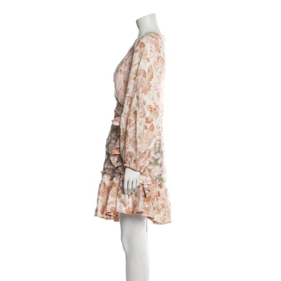 NWT. Zimmermann wrap Mini Dress AU 0 / US XS - Picture 9 of 10